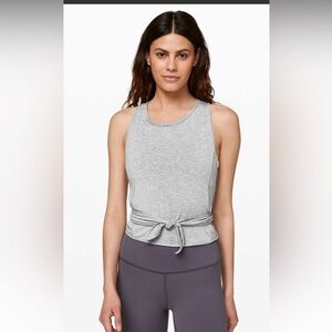 Lululemon Turn to Tie Tank
Heathered Core Light Grey